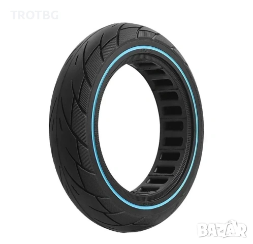 Плътна бандажна гума 10×2.125 със син ринг, снимка 8 - Други спортове - 53750307