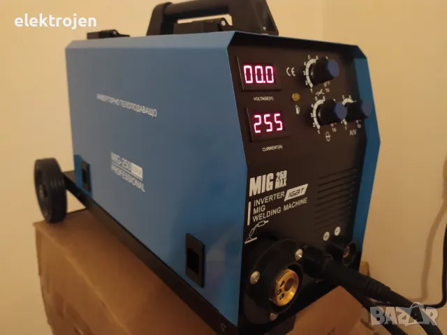 ТЕЛОПОДАВАЩО 250 / Телоподаващ CO2 Заваръчен Апарат MIG 250А серия MAX PROFESSIONAL, снимка 3 - Други машини и части - 12230424
