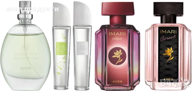 НАМАЛЕНИ! Scent Mix Fizzy Green Tea, Pur Blanca, Imari Eclipse, Imari Corset, Pur Blanca Hope, снимка 1 - Дамски парфюми - 48536642