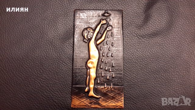 Малки медни знаци за баня и WC 30лв за двете , снимка 2 - Врати за баня - 35962408