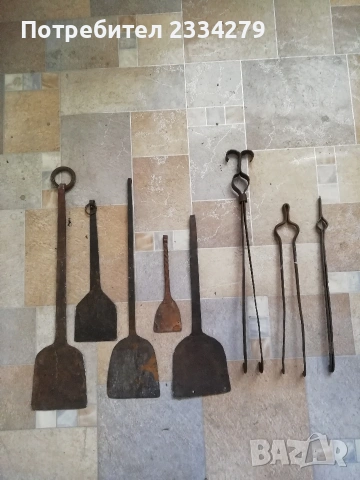 Огрибки,лопатки стара ръчна изработка от различни майстори-ковачи., снимка 4 - Антикварни и старинни предмети - 40220639