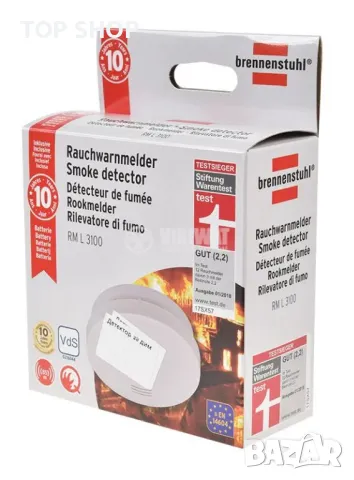 Детектор за дим RM L 3100 от brennenstuhl®, снимка 3 - Друга електроника - 48490733