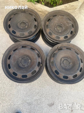 Железни джанти 15 за vw, skoda, audi и др, снимка 2 - Гуми и джанти - 52006311