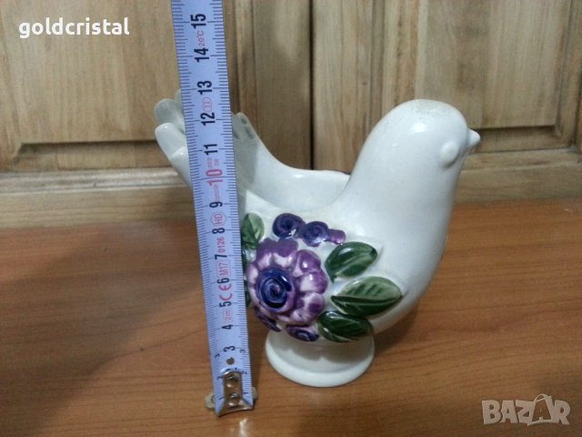 Немски порцелан фигура ваза, снимка 3 - Антикварни и старинни предмети - 40614941