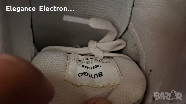 Стилни дамски маратонки Butigo, номер 37, златисти акценти, снимка 13 - Маратонки - 50246701