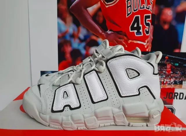 Nike AIR MORE UPTEMPO (GS) Photon Dust UK 5  номер 38  оригинални маратонки , снимка 3 - Маратонки - 48965825