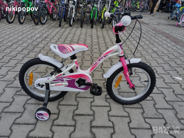 SPRINT Велосипед 16" ALICE бял, снимка 11 - Велосипеди - 53538391
