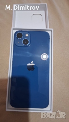 iPhone 13 Blue, 128GB НАМАЛЕНИЕ ПРИ СЕРИОЗНИ, снимка 2 - Apple iPhone - 53738288