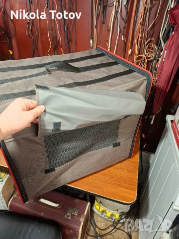 Продава се сгъваема клетка за куче,котка. , снимка 4 - За кучета - 53541963