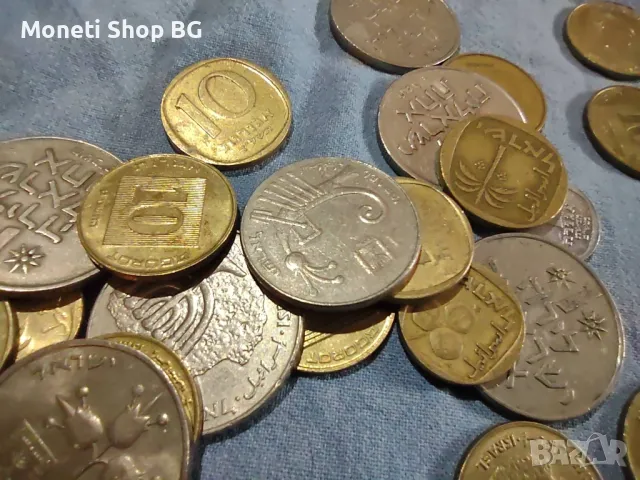 70 броя монети от Израел , снимка 2 - Нумизматика и бонистика - 48907736