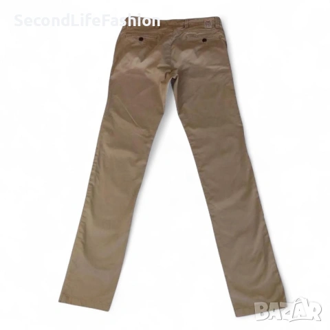 Мъжки панталон Tommy Hilfiger Chino размер W31 L34 бежов, снимка 2 - Панталони - 53118851