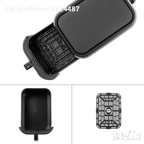 Фритюрник с горещ въздух Muhler MFX-815, 1700W, 8L с подарък книга, снимка 9 - Фритюрници - 53416532