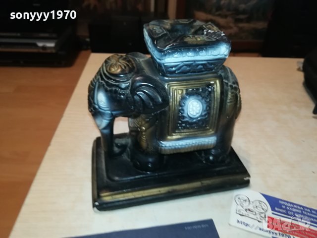 СЛОН МАСИВЕН 17Х16Х10СМ 2008231237, снимка 7 - Колекции - 41909507