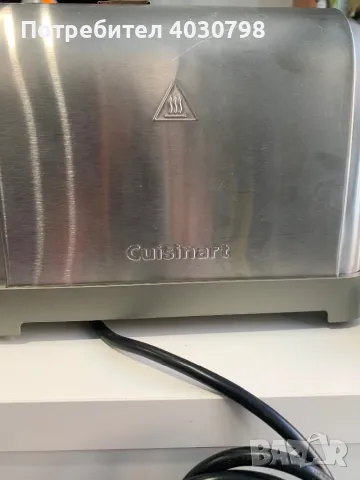 Тостер с 4 слота, 1800 W, "Сребърен" - Cuisinart, снимка 4 - Тостери - 49806882