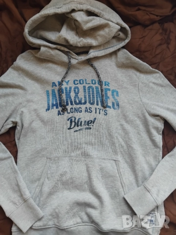 JACK & JONES 100% оригинален мъжки суичър, снимка 3 - Суичъри - 52949713