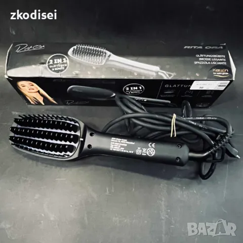 Четка за коса RITA ORA - 2 in 1, снимка 2 - Преси за коса - 48703260