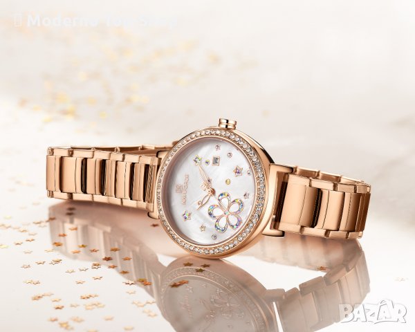Дамски часовник NAVIFORCE Oculus Rose Gold/White 5016 RGW., снимка 5 - Дамски - 34740025