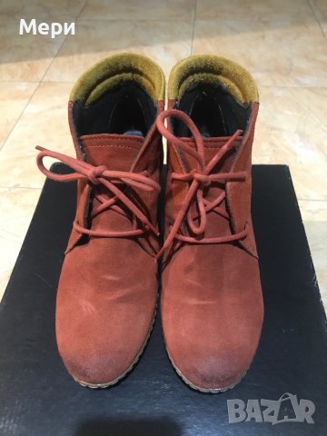 Дамски боти от естествен велур, снимка 2 - Дамски боти - 44278768