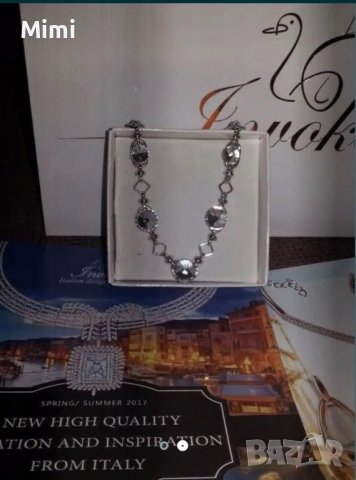 Колие Сваровски , снимка 2 - Колиета, медальони, синджири - 38978156