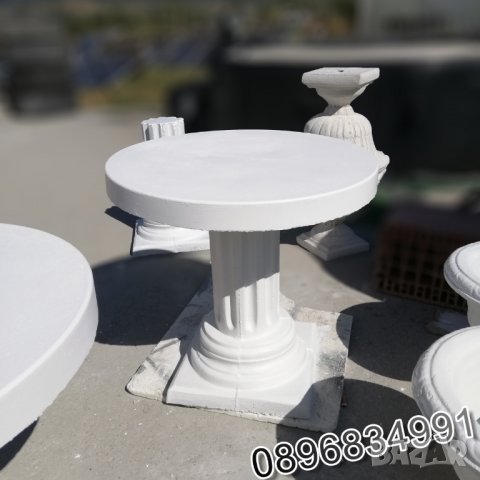 Градинска маса от бетон, снимка 4 - Градински мебели, декорация  - 35851990