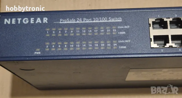 Netgear JFS524 24 port 10/100Mbit switch , снимка 3 - Суичове - 49755046