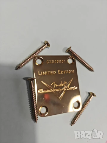 Neck Plate с лого Fender Custom Shop Limited Edition, снимка 3 - Китари - 51040054