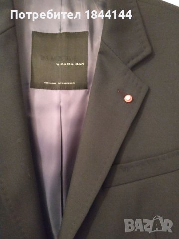 Мъжко сако Зара, снимка 3 - Сака - 38838254