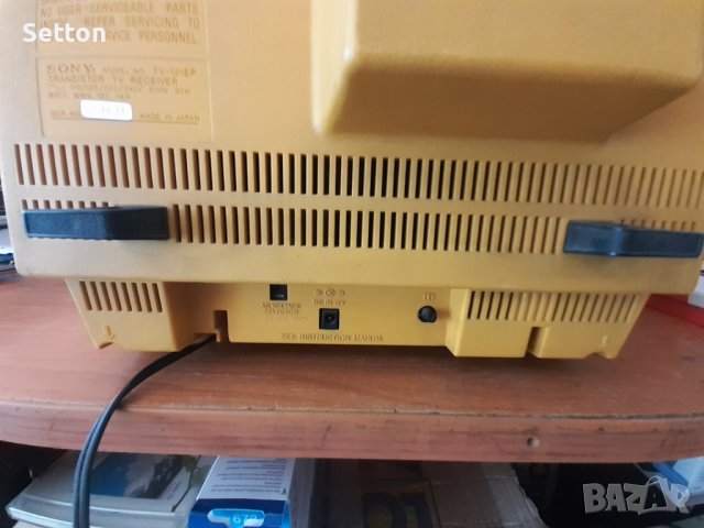 Колекционерски SONY TV-121EP, 14'' черно-бял телевизор., снимка 9 - Телевизори - 41526716
