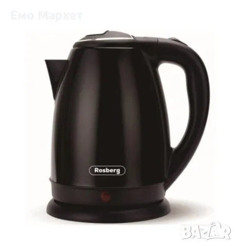 Електрическа кана Rosberg R51230IB, 1800W, 1.8л., Корпус неръжд. стомана , снимка 4 - Кани - 49452849