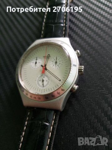 Vintage swatch irony -ycs1005 алуминиев хронограф