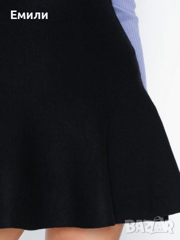 Vero Moda дамска еластична къса плетена пола с висока талия р-р S, снимка 5 - Поли - 44589564