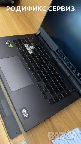 Геймърски лаптоп ASUS ROG Strix G513 — Ryzen 7, RTX 3050, 8GB RAM, 480GB SSD, снимка 3 - Лаптопи за игри - 55769575