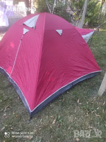 Триместна двуслойна палатка , снимка 2 - Палатки - 51244828