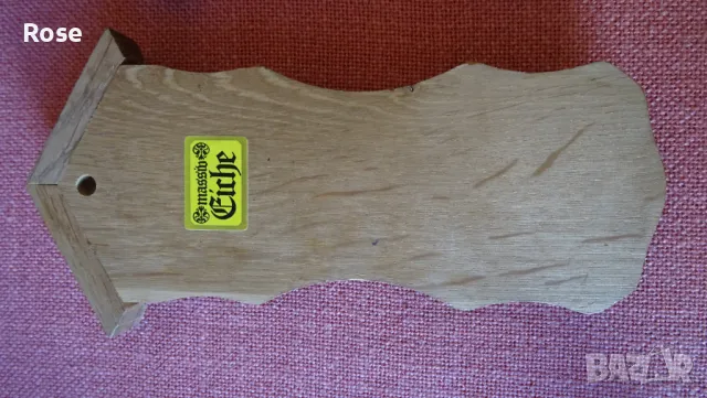 Винтидж калаени лъжици  Zinn Germany върху дървена поставка., снимка 10 - Антикварни и старинни предмети - 47284990