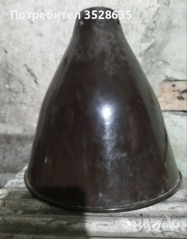 Емайлирана лампа, снимка 2 - Други - 52457353