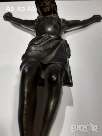Бронзова статуетка 21см , снимка 2 - Антикварни и старинни предмети - 40186333