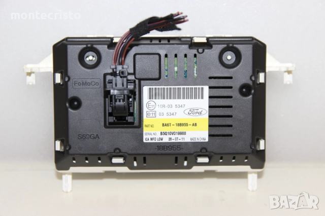 Радио дисплей Ford Fiesta MK7 (2008-2013г.) BA6T-18B955-AB / BA6T18B955AB дисплеи, снимка 4 - Части - 51646913