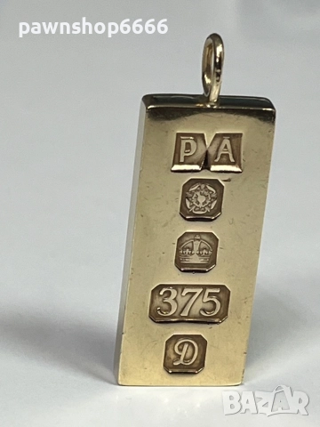 Златна висулка 9 карата , снимка 2 - Колиета, медальони, синджири - 51657637