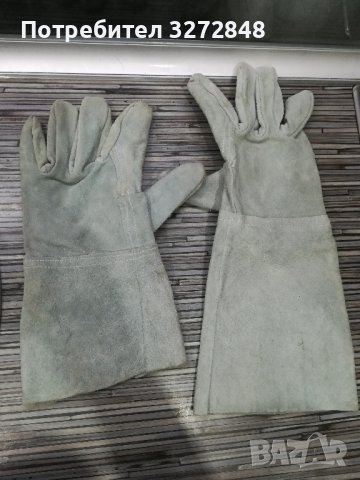 Мъжки заваръчни/ работни/ ръкавици- естествена кожа , снимка 6 - Ръкавици - 44209655