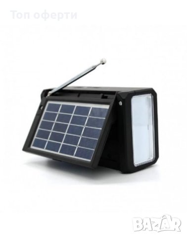 Блутут радио FP-9007BT-S, соларен панел, лампа, USBTF MP3, Powerbank, снимка 2 - Радиокасетофони, транзистори - 42436587