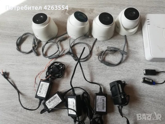 ОФЕРТА DVR Hikvision  + 4  камери за части или ремонт, снимка 2 - Комплекти за видеонаблюдение - 47589307
