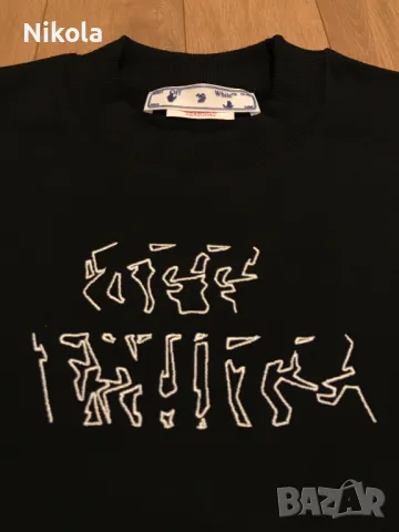 OFF-WHITE™ MOTIF ARROW PRINT, суичър, размери: S,M,L,XL и XXL, снимка 6 - Суичъри - 48354917