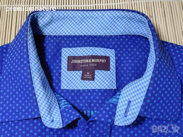 📍 Johnston & Murphy 1850 Logan Printed Long-Sleeve Shirt / M / мъжка риза с дълги ръкави, снимка 9 - Ризи - 56010200