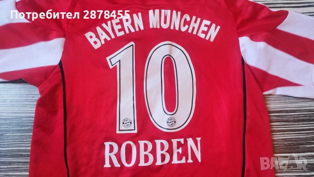 Adidas Bayern Munchen N10 Robben футболна тениска, снимка 3 - Футбол - 40418920