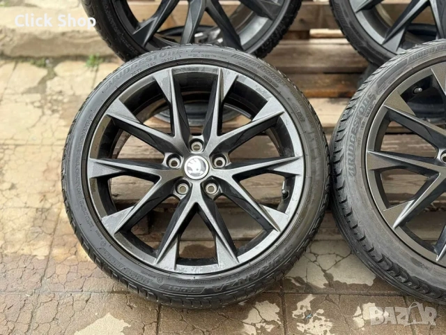 5х112 Джанти 18 цола Шкода 5x112 Skoda, снимка 4 - Гуми и джанти - 53500527