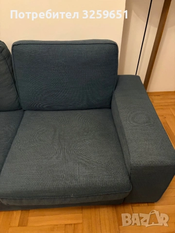 Двуместен диван икеа, снимка 3 - Дивани и мека мебел - 53150411