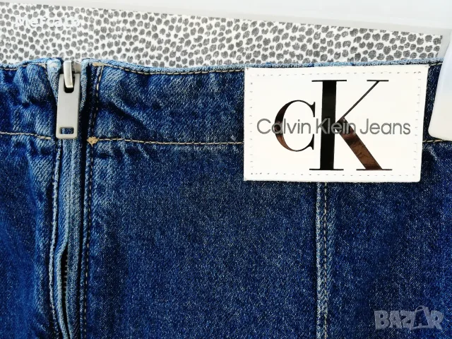 НОВА с етикет - Дънкова пола Calvin Klein Jeans – Размер W 27 (S)(S)с етикет, снимка 4 - Поли - 55804371