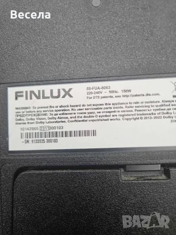 Finlux 55 FUA8063 На части , снимка 3 - Части и Платки - 48935128