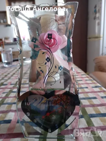 Нова оригинална ваза с часовник 