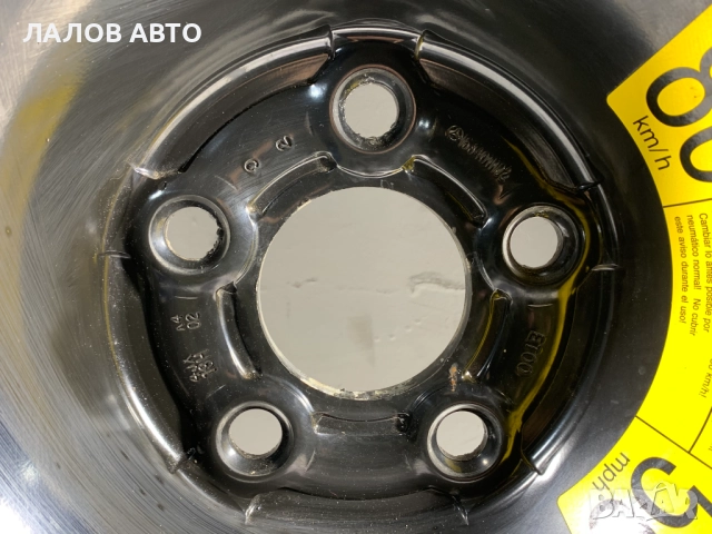 Резервна гума патерица Mercedes-Benz Ml-Class W163 W164 1634011102 155/90R18 et 0 5x112  ц.о 56, снимка 2 - Гуми и джанти - 52364924